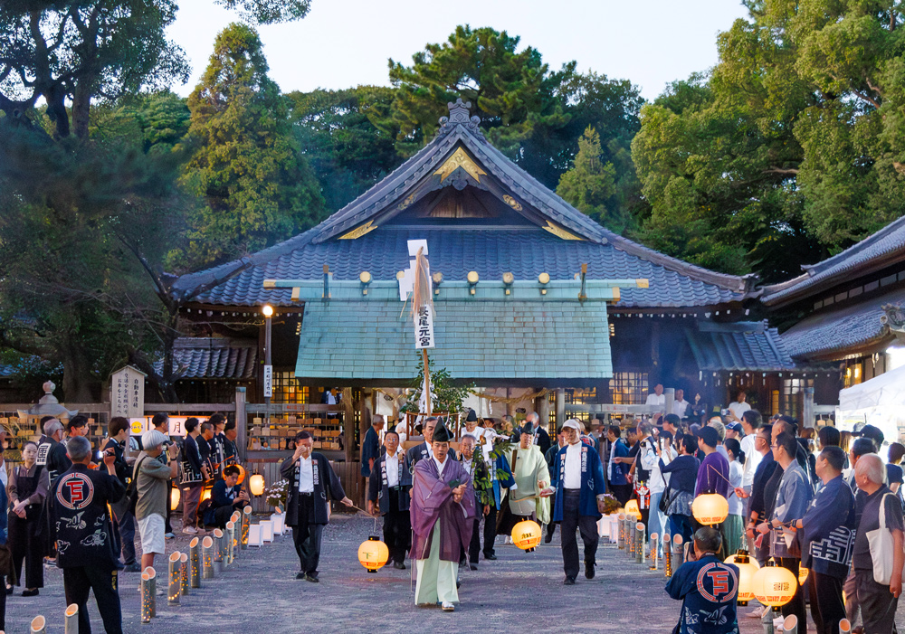 中秋の名月祭・渡御祭事
